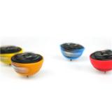 Hot Sell Pull Back Bug Car With Spinning Top For Capsule Toy